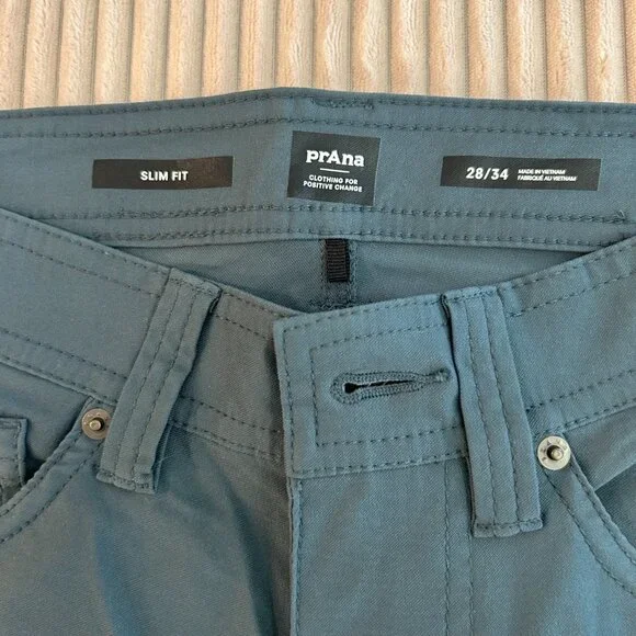 prAna Brion Slim Pant II - Mens - 28x34 - Gray (new) - Picture 6 of 8